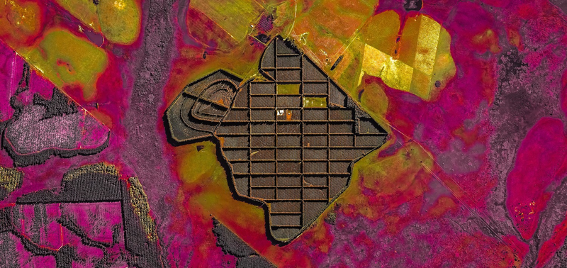 Illustration for article titled These Stunning Geometric Patterns Were Created From Google Earth Images